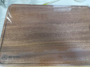 双枪乌金檀菜板 百年龄整木砧案板家用切菜食品抗菌防霉实木40*27*2.5 实拍图