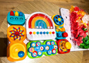 澳贝（auby）加大忙碌板屋积木洞洞板儿童游戏桌宝宝玩具蒙氏早教益智生日礼物 实拍图