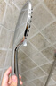 四季沐歌（MICOE）增压淋浴花洒喷头套装 浴室大面板淋浴头电镀手持花洒三件装HS122 实拍图