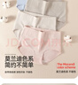 浪莎内裤女高腰纯棉收腹抗菌底裤4条大码无痕收小肚子提臀女士内裤 实拍图