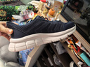 足力健【年货礼】中老年健步轻便软底送爸爸休闲散步鞋2431369J蓝-男 44 实拍图