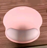BUBM 护腕女手腕垫手托创意简约笔记本电脑鼠标腕托防滑鼠垫护手护腕硅胶鼠标垫男-粉+紫 实拍图