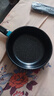 【亏本清仓】韩式麦饭石色不粘锅平底锅铁锅电磁炉不带盖 黑色小煎锅 16cm 实拍图