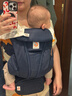 ERGObaby美国二狗背带新生儿breeze全新升级透气系列四式婴儿背带抱娃神器 Omni Deluxe午夜蓝+口水巾 实拍图