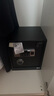 得力保险柜家用型 半导体指纹密码多种解锁方式办公保险箱 曜臻黑45CM AE620 实拍图