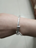 周百福 莫比乌斯手镯女年轻款镀银镯子38女神节生日礼物送女友 实拍图