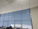 美尔耐免打孔百叶窗帘卧室卫生间浴室厕所防水铝合金厨房升降遮光帘6010 免钉【标准亮光】天蓝 1平方米 实拍图