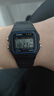卡西欧（CASIO）时尚潮流复古小方表液晶显示防水运动学生石英手表 男女同款 F-91W-1 实拍图