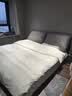 海澜之家（HLA）床上三四件套纯棉水洗棉麻裸睡亲肤床上用牛奶绒床单床笠被套被罩 【速干不缩水】A类裸睡-冰岛灰 四件套被套2*2.3m 床单款 2.3*2.45 实拍图