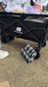 探险者露营车折叠推车户外露营儿童小推车营地车拉年货小拖车聚拢型推车 350L 曜石黑-双刹坦克轮+碳钢桌板 实拍图