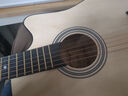 维卡斯（WEIKASI）民谣吉他初学者木吉他单板新手入门练习琴guitar吉它学生男女乐器 38英寸原木色+礼包【初学推荐】 实拍图