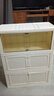 简易衣柜衣服置物柜家用多层移动收纳架客厅折叠储物柜租房储物柜 混色·3层【1透2实色】 48.5面宽 实拍图