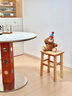小匠材实木凳子家用客厅小凳子餐厅凳子加厚结实小木凳家用矮凳45高 实拍图