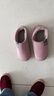 回力全包棉鞋男女士室内外穿冬季防滑棉拖鞋HLX0233粉色38-39码 实拍图