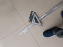 得力（deli）刚角尺不锈钢三角尺直角尺测量钢板尺加厚45度钢板尺200mm 实拍图