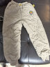 小黄鸭儿童装新款冬季棉裤中小童男女宝宝加绒加厚一条过冬裤子潮 咖啡色 压花棉裤 140 实拍图