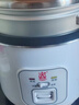 三角牌（Triangle）电饭煲家用老式电饭锅小不粘锅内胆带蒸笼柴火饭米饭锅煮饭锅微压老人用蒸煮一体 6L 大容量(5-8个人)配3件套 实拍图