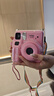 富士（FUJIFILM）instax  mini12 一次成像 立拍立得相机 （现货速发）miniSe粉 套餐四（官方标配+水晶壳+肩带+白边相纸10张） 实拍图