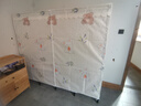 衣柜家用卧室免安装折叠简易布艺衣柜出租房用全钢架结实耐用衣橱 小小兔【一体免安装】 长130*宽50*高170cm 实拍图