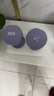 Keep哑铃彩色浸塑环保男女1-10kg家用健身器材全身塑形紫灰色3kg*2 实拍图