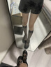 洛蔓希 丝袜 情趣内衣 性感吊袜交叉提花长筒丝袜过膝袜 透明丝袜 高筒袜 实拍图