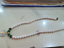 周大金 CHOW TAI KING淡水珍珠项链女款妈妈款金镶玉佛吊坠新年情人节礼物送母亲长辈 实拍图