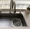 京东京造加厚304不锈钢米粒纹纳米水槽厨房大单槽洗菜盆68*46含龙头 实拍图