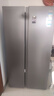 Haier【新品】海尔冰箱双开门对开门纤薄一级能效双变频风冷无霜干湿分储大容量家用智能电冰箱家电补贴 617升+黑金净化系统+90°开门悬停 实拍图
