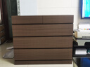晴画家具贴科技木纹贴纸橱柜家具改色翻新贴自粘墙贴 深咖啡60*300cm 实拍图