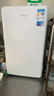 美的（Midea）93L单门小冰箱一级低音复古白色小单温冷藏租房家用宿舍办公室可放美妆BC-93MF【国家补贴】 实拍图