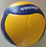 MIKASA   排球5号学生中考比赛训练标准用球   V300W 实拍图