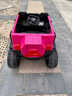 萌娃宝贝（PRETTY BABY）牧马人儿童电动车大号四轮双人越野汽车可坐大人带小孩亲子遥控车 玫红色+皮座+发光软轮+电子助力+液压减震+12V15A电瓶 实拍图