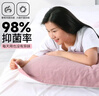 金号A类纯棉抗菌枕巾全棉加厚柔软枕头巾1条  纱布+毛圈  双面可用 实拍图
