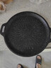 麦饭石烤肉盘家用不粘锅铁板烧韩式烤肉锅电磁炉卡式炉户外烤盘 太阳花烤盘 28cm 实拍图