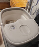 美的（Midea）泡脚桶足浴盆加热保暖自动按摩洗脚盆暖脚高深桶泡小腿可拆洗生日礼物送男女友长辈MK-AJ0202 实拍图