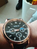 正品男士手表高档休闲石英表简约气质男表皮带高颜值罗马时尚腕表 黑色运动款 实拍图