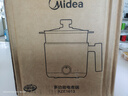 美的（Midea）电煮锅 宿舍小电锅 电蒸锅 学生寝室一体泡面小火锅电煮锅 多功能锅 电热锅 XZE1613 配蒸笼 1.7L 实拍图