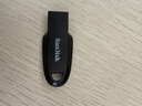 闪迪（SanDisk）128GB USB3.2 U盘 CZ550黑色 读速100MB/s 安全加密 数据恢复 学习办公电脑车载 高速大容量优盘 实拍图