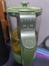 摩飞电器（Morphyrichards）养生壶分体便携式煮茶器烧水壶小型办公室家用多功能煮茶壶分体热水壶0.6L MR6085 绿 实拍图