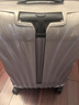 新秀丽（Samsonite）贝壳箱拉杆箱密码箱包七夕行李箱旅行箱单拉杆V22 珠灰色-双轮【升级款】 28英寸 实拍图