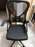 舒客艺家 电脑椅办公椅职员网椅转椅会议椅子家用电脑靠背椅休闲椅培训椅 钜惠【169学习椅】黑框黑网-海绵款 实拍图