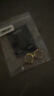 阿吉豆耳钉复古金红拼接耳圈新年礼物送女友轻奢小众高级感耳环情人节 实拍图