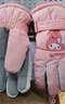 火炬人儿童手套防寒8岁到12岁加绒加厚卡通女童中大童滑雪保暖手套C3225 实拍图