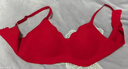 都市丽人本命年红色内衣大码女士内衣提拉聚拢上托马年结婚喜庆无钢圈文胸 实拍图