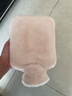 小魔热水袋注水暖肚子暖水袋暖手宝女学生敷肚子柔软仿兔绒热敷1000ml 实拍图