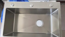京东京造加厚304不锈钢米粒纹纳米水槽厨房大单槽洗菜盆68*46含龙头 实拍图