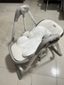 哈卡达宝宝餐椅婴儿成长椅学座椅多功能椅子家用餐桌椅子可折叠学坐神器 【Plus电动摇椅免安装+抑菌新生儿睡垫款】-汉白银Pro 实拍图