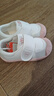 牧童幼儿园鞋春秋款室内鞋男童防撞学步鞋女宝宝小白鞋 白桃粉27 实拍图