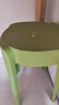 凳子加厚塑料家用餐椅可叠放网红风车凳现代简约休闲椅子餐厅凳子 白蓝粉绿-四把装 46cm 实拍图