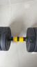 华亚（HUAYA） 哑铃男士杠铃套装可调节环保包胶手铃亚玲家用运动锻炼健身器材 一副两只总重15kg两用款【男女初学者】 实拍图
